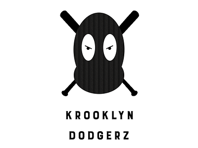 krooklyn dodgerz logo design