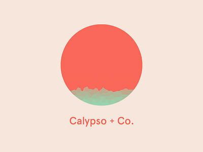 Calypso + Co. Logo logo logo design minimal