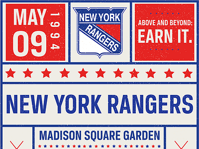 Rangers Sports Ticket blue hockey rangers red sport sport ticket ticket