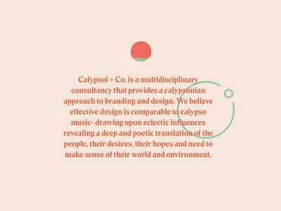 About Calypsol + Co branding design identity logo logo design typography