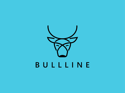 Bull line art minimal logo bull bull clean logo bull design bull line art logo bull line logo bull logo clean logo creative bull logo creative logo design graphic design line art logo logo logo design minimal logo minimalist logo one line logo