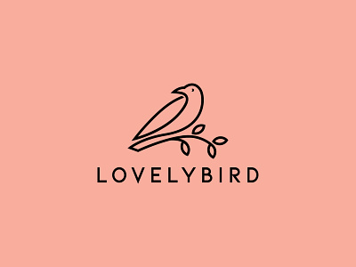 Bird creative minimal logo