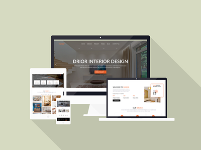 Interior Design Landing page