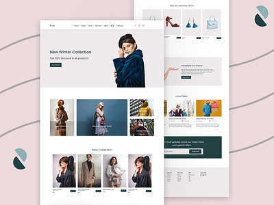 Fashion e-commerce Landing page