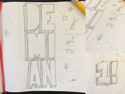 Demian - 1 yeaahrrrr party program! 1 year demian sketches