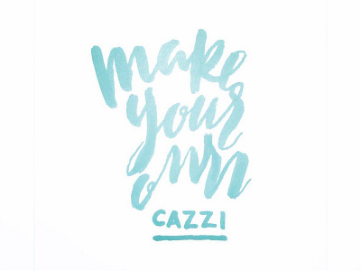 Make your own CAZZI