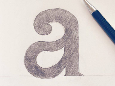 a a letter letters type typography