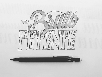 No! Brutto fetente brat lettering letteringdaily letteringtype pencil practice practicedaily practicemakesperfect practicemakesprogress wip workingprogress workinprogress