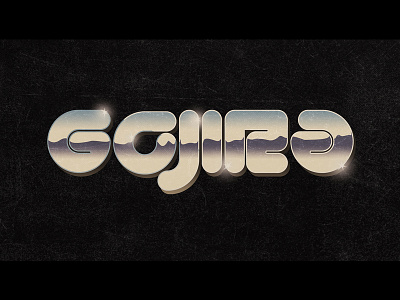 Gojira design letter lettering letters logo practice type typography