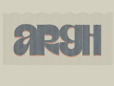 ARGH design letter lettering letters logo practice type typography