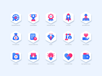 Service System Iconography icon set iconography graphic
