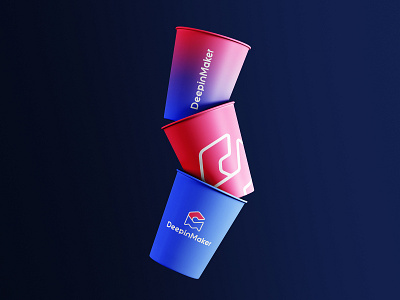 Paper Cup design branding logo logotype