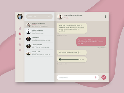 Direct Messaging concept app appdesign dailyui design flat ui uidesigner ux web