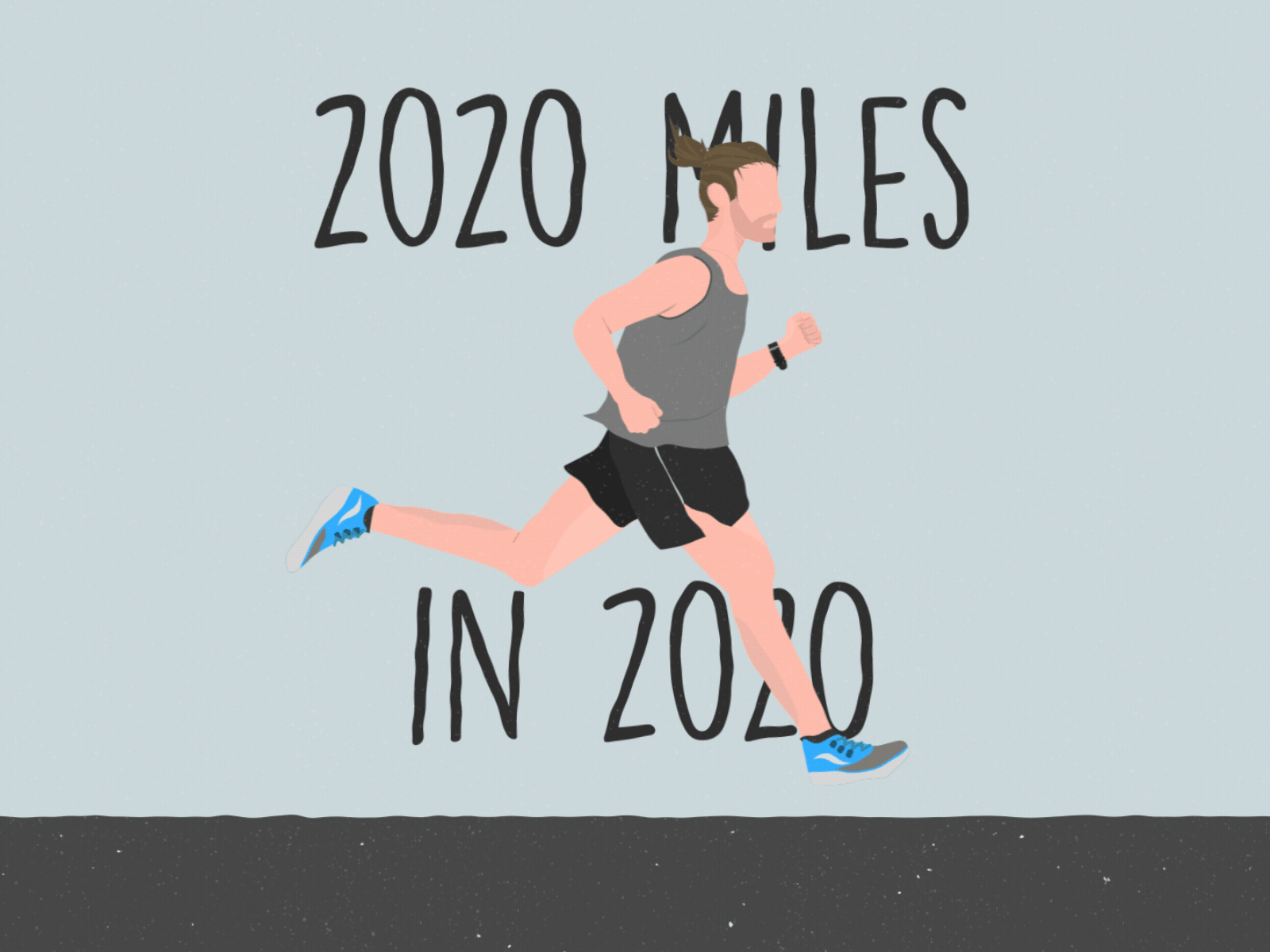 Run Cycle - 2020 miles in 2020 2d 2danimation after effects animation looped looping animation loops run cycle