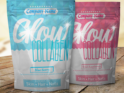 Protein Bag Package Design - Glow Callagen