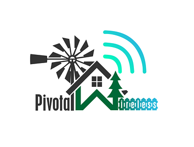 Logo design - Pivotal Wireless branding design graphic design illustration logo modern professional