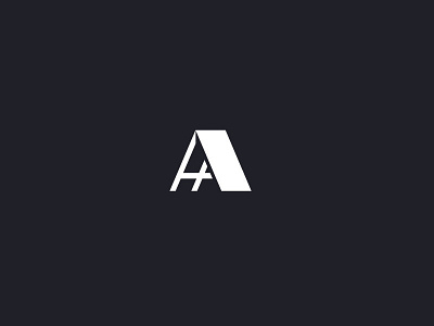 A Logo a branding identity letter logotype minimal shape type