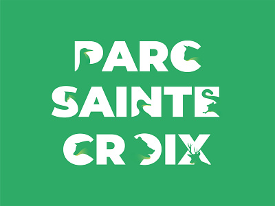 Parc Sainte Croix animals art brand identity branding colors design drawing flat illustration illustration art illustrator logo logodesign logotype vector