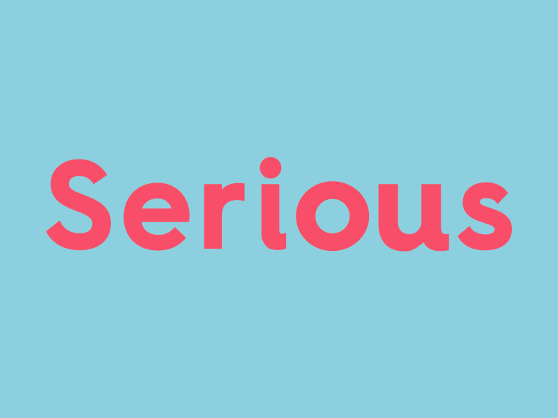 Serious Ident by Nice and Serious on Dribbble