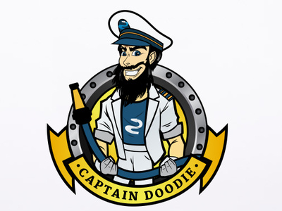 Captain Doody Logo Design design illustration logo logo design logodesign logos vector illustration