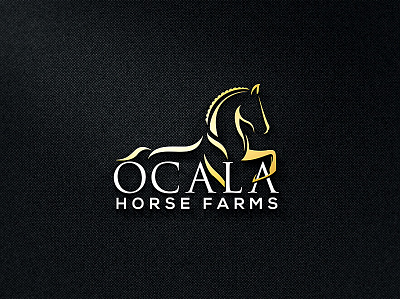 Ocala Horse Farms farm logos illustration logo logo design logodesign logos vector illustration