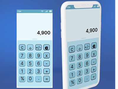 Daily ui challenge | day 04 | calculator