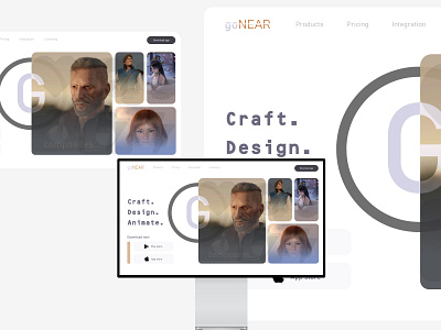 Spaced-Landing design ui web design