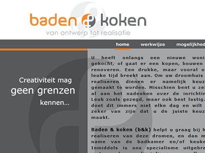 Baden En Koken webdesign