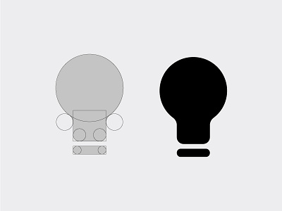 Light Bulb Icon 2018 flat icon light bulb process. trending vector