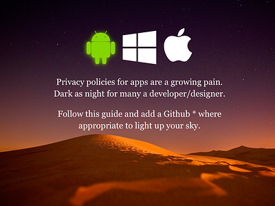 Minisite - Privacy Policy for Apps android apps ios privacy policy windows phone