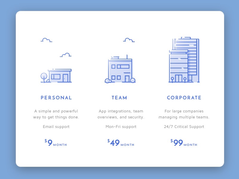 Daily UI challenge #030 — Pricing icon price pricing challenge card ui dailyui daily app