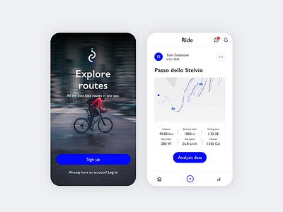 Cycling app