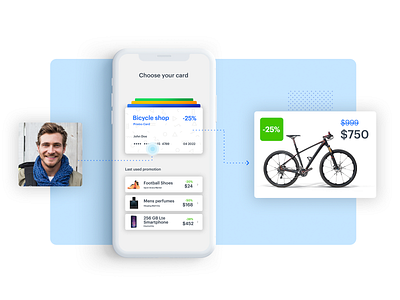 Payment process bicycle card customer it kosma lenar mobile mockup mockups payment payment app payment method poland polska