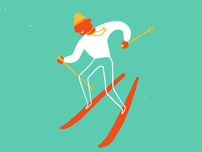 Skier #02 - Ski, slope and sun