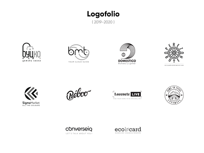 Logofolio 2019-2020 branding bulgaria design freelance futurenaturedesign logo sofia vector