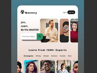 #004 Mastery Landing Page Prototype