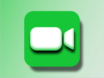 #006 FaceTime App Logo For MacBook app apple branding design facetime logo mac macbook video call