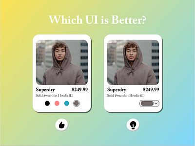 #011 T-Shirt Store UI Options