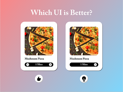 #033 Food Delivery App UI [Which UI is Better?] 033 app branding daily ui daily ui challenge design dropdown vs add food delivery app illustration logo mobile ui typography ui ux vector which ui is better