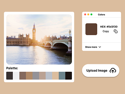 #043 Image Color Picker [Uploaded Photo] 060 app branding color picker daily ui daily ui challenge design illustration image color picker image picker logo typography ui ux vector