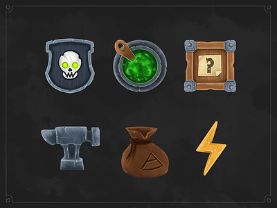 Game Icons for Merchants Cove