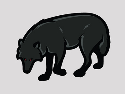 Wolf illustration animal branding illustration logo mascot predator wolf