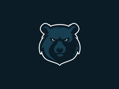 Angry Bear animal bear design icon illustration mascot modern