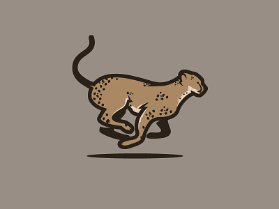 Running cheetah animal cheetah fast illustration speed