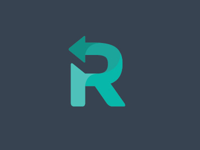 R letter logo letter logomark modern r simple
