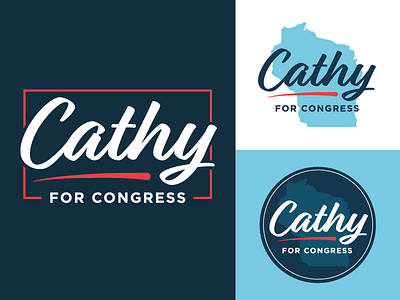 Cathy Myers for Congress Brand Design branding campaign congress congressional logo logo design paul ryan politics wisconsin