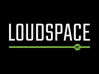 Loudspace Logo bold brand jam logo loudspace music teko visual identity volume