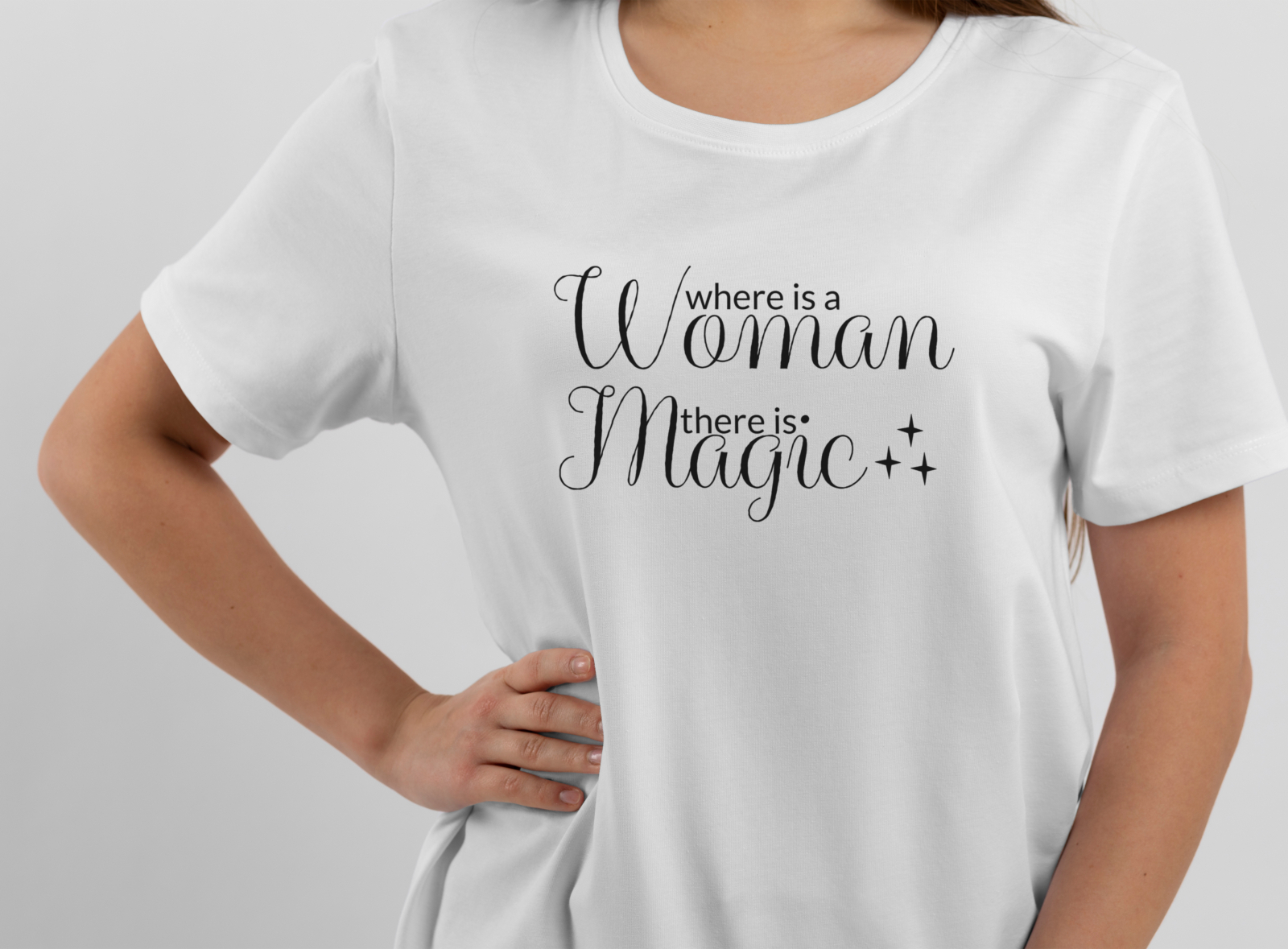 Woman Motivational T-shirt Design [Womans Day Special] by Analogous on