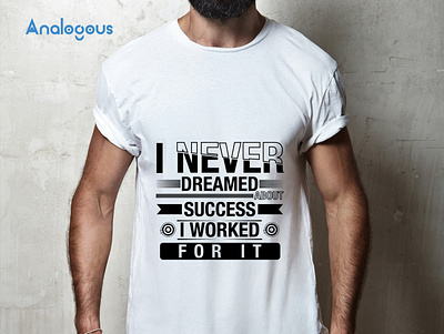 Typography T-shirt design 3d graphic design motion graphics ui