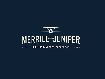 A Secondary Mark for Merrill & Juniper branding graphic design illustration illustrator logo typography